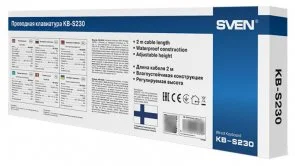 Фото: Клавіатура мультимедійна Sven KB-S230 Black № 6 | KTC