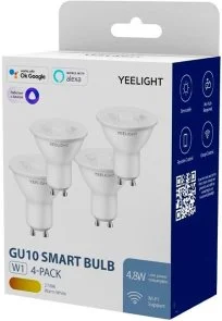 Фото: Смарт-лампа Yeelight GU10 Smart Bulb W1 Dimmable White 4-pack (YLDP004/4) № 5 | KTC