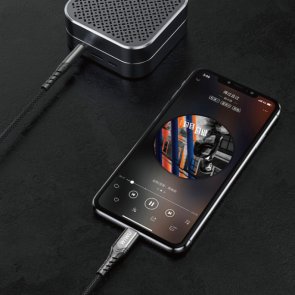 Кабель WIWU Jack 3.5mm / USB-C 1.5m Black (6973218943343)