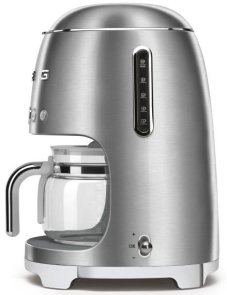 Крапельна кавоварка Smeg Retro Style Matte Chrome (DCF02SSEU)