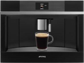 Вбудована кавомашина Smeg Linea Black (CMS4104N)