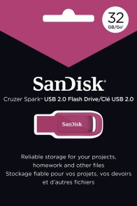 Флешка USB SanDisk Cruzer Spark 32GB Pink (SDCZ61-032G-G35P)