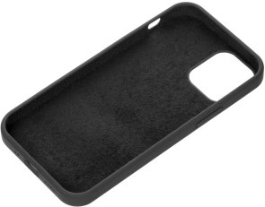 Чохол 2E for Apple iPhone 12 Mini - Liquid Silicone Black (2E-IPH-12-OCLS-BK)