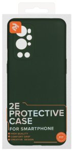 Чохол 2E for OnePlus 9 Pro LE2123 - Basic Solid Silicon Dark Green (2E-OP-9PRO-OCLS-GR)