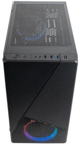 Корпус AZZA Noir Black with window (CSAZ-130)