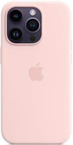 Apple for iPhone 14 Pro - Silicone Case with MagSafe Chalk Pink