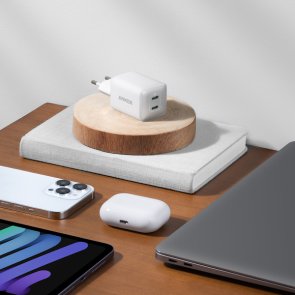 Зарядний пристрій Anker PowerPort 521 Nano Pro White (A2038G21)