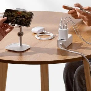 Фото: Зарядний пристрій Baseus Compact Charger 3U 17W White (CCXJ020102) № 3 | KTC