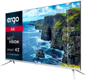 Телевізор LED Ergo 43DUS7100 (Smart TV, Wi-Fi, 3840x2160)