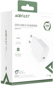 Зарядний пристрій Acefast A1 PD3.0 20W White (AFA1W)