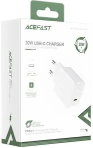 Фото: Зарядний пристрій Acefast A1 PD3.0 20W White (AFA1W) № 3 | KTC