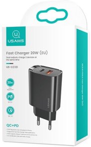 Зарядний пристрій Usams US-CC121 T35 20W Black (CC121TC02)
