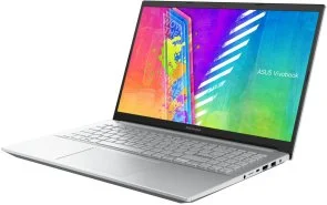 Фото: Ноутбук ASUS Vivobook Pro 15 M3500QC-KJ494 Cool Silver - 15.6" IPS AMD Ryzen 5 / 5600H / DDR4 16 ГБ / PCI-E SSD 512 ГБ / GeForce RTX 3050 № 2 | KTC