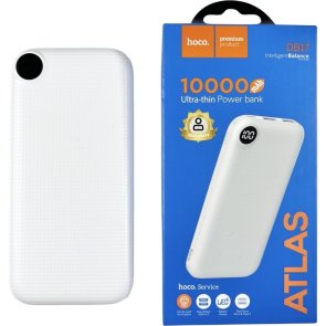 Батарея універсальна Hoco DB17 10000mAh White