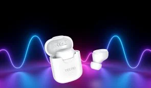 Фото: Навушники TECNO Minipods M1 Mono White (4895180759475) № 4 | KTC