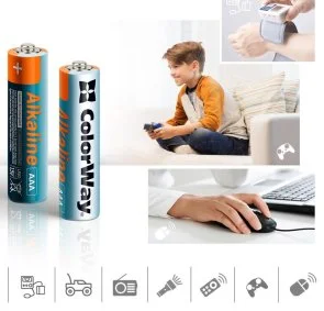 Фото: Батарейка ColorWay Alkaline Power LR03 AAA BL/8 (CW-BALR03-8BL) № 3 | KTC