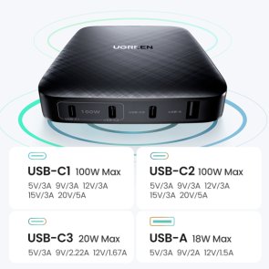 Зарядний пристрій UGREEN CD226 100W Black (UGR-70870)