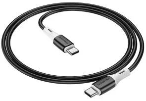 Фото: Кабель BOROFONE BX79 3A 60W Type-C / Type-C 1m Black (BX79CCB) № 2 | KTC
