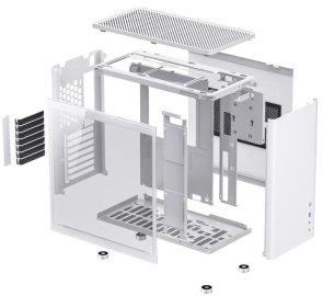 Корпус Jonsbo D40 White with window