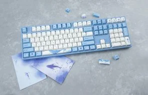 Фото: Клавіатура Varmilo VEA108 Sea Melody Cherry Mx Silent Red UKR/ENG/RU Multicolor (A26A038A6A1A06A033) № 10 | KTC