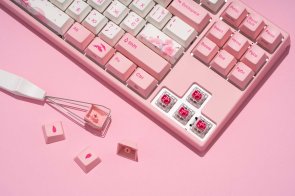 Клавіатура Varmilo VEA87 Sakura R2 Cherry Mx Blue UKR/ENG/RU (A23A027A1A0A17A024)