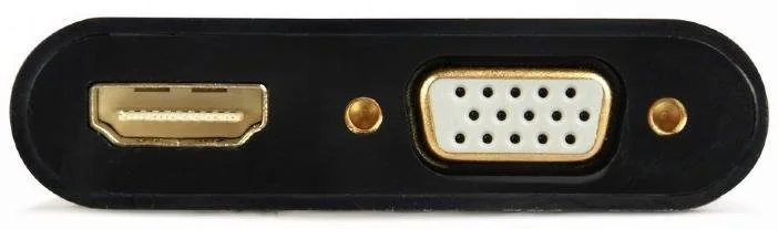 Фото: Перехідник Cablexpert 60Hz VGA / HDMI/VGA/Audio Black (A-VGA-HDMI-02) № 3 | KTC