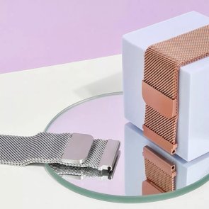 Ремінець for Xiaomi Amazfit/Samsung - Milanese Loop 22 mm Silver (32574silver)