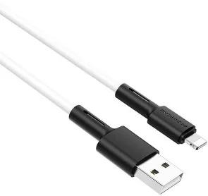 Фото: Кабель BOROFONE BX31 Soft Silicone 5A AM / Lightning 1m White (BX31LW) № 2 | KTC