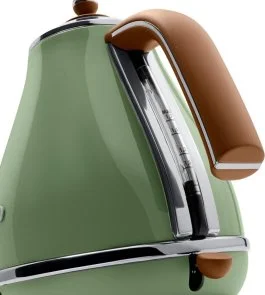Фото: Електрочайник DeLonghi KBOV 2001.GR Icona Vintage № 2 | KTC