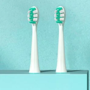 Фото: Насадка для зубної щітки JIMMY Toothbrush Head for T6 White 2pcs (1N950001E) № 4 | KTC