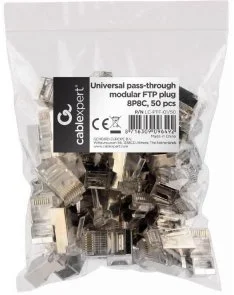 Фото: Конектор Cablexpert RJ-45 FTP 8P8C 50psc (LC-PTF-01/50) № 2 | KTC