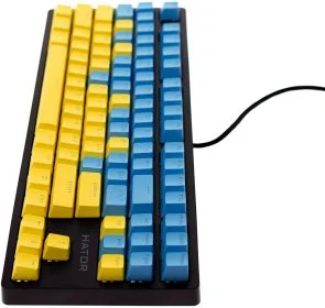 Фото: Клавіатура Hator Rockfall EVO Ukrainian TKL Kailh Optical Black (UKR-HTK-630) № 5 | KTC