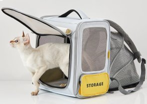 Рюкзак-переноска PETKIT Breezy Zone Yellow/Grey