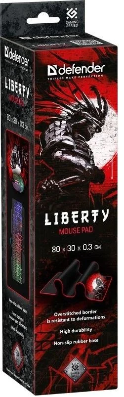 Фото: Килимок Defender Liberty Black (50562) № 7 | KTC