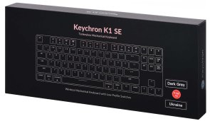 Клавіатура Keychron K1SE 87 Key Gateron Brown RGB UKR/ENG/RUS Wireless Black