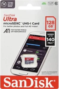 Фото: FLASH пам'ять SanDisk Ultra UHS-I A1 Micro SDXC 128GB (SDSQUAB-128G-GN6MN) № 2 | KTC