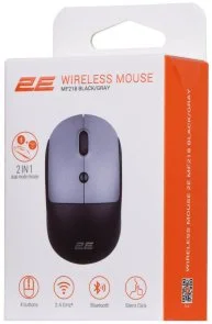 Фото: Миша 2E MF218 Silent WL BT Black/Gray (2E-MF218WBG) № 12 | KTC
