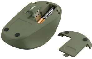 Фото: Миша Trust Yvi Silent Eco Wireless Green (24552_TRUST) № 4 | KTC