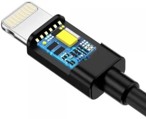 Фото: Кабель Choetech IP0027 2.1A AM / Lightning MFI 1.8m Black (IP0027-BK) № 4 | KTC