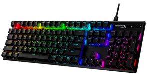 Клавіатура HyperX Alloy Origins Red RGB PBT ENG/RU USB Black (639N3AA)