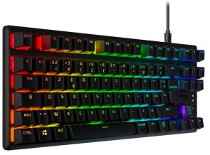 Клавіатура HyperX Alloy Origins Core PBT Aqua ENG/RU USB Black (639N9AA)