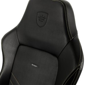 Крісло Noblechairs Hero PU AL Black/Gold (GAGC-116)