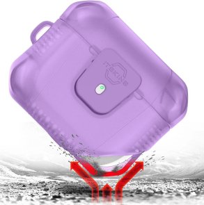 Чохол iTSkins for Airpods 3gen - spectrum Frost Antimicrobial Light Purple