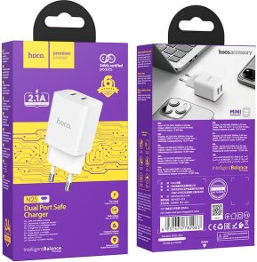 Зарядний пристрій Hoco N25 Maker White (38443_White)