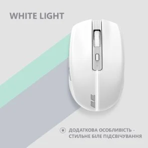 Фото: Миша 2E MF270 Silent Rechargeable WL White (2E-MF270WWH) № 5 | KTC