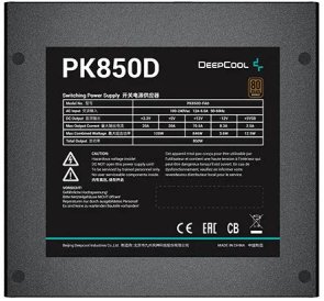 Блок живлення Deepcool 850W PK850D (R-PK850D-FA0B-EU)