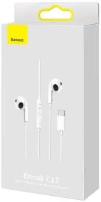 Фото: Навушники Baseus Encok C17 White (NGCR010002) № 4 | KTC