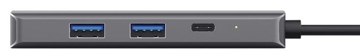 USB-хаб Trust 6 port Dalyx Silver (24968)