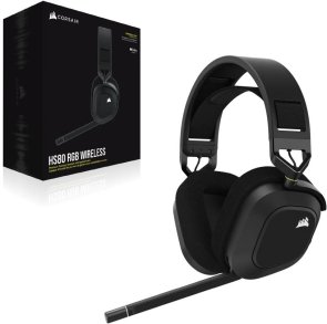 Гарнітура Corsair HS80 RGB Wireless Carbon (CA-9011235-EU)