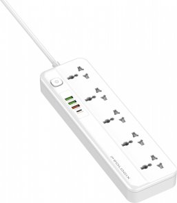 Мережевий фільтр ProLogix Premium 5/2m USB White (PR-SC5415W)